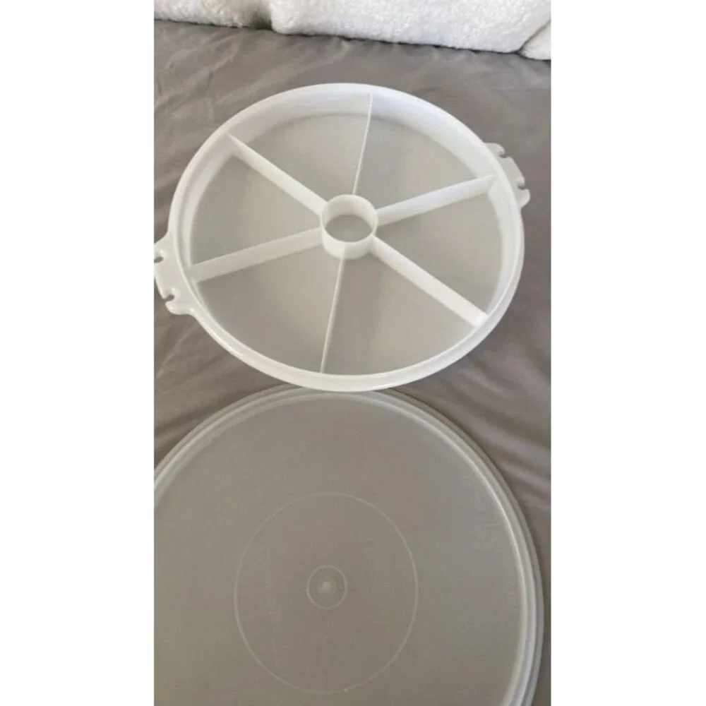 Vintage Tupperware #405 Replacement Party Susan Divided Veggie Relish TRAY ONLY